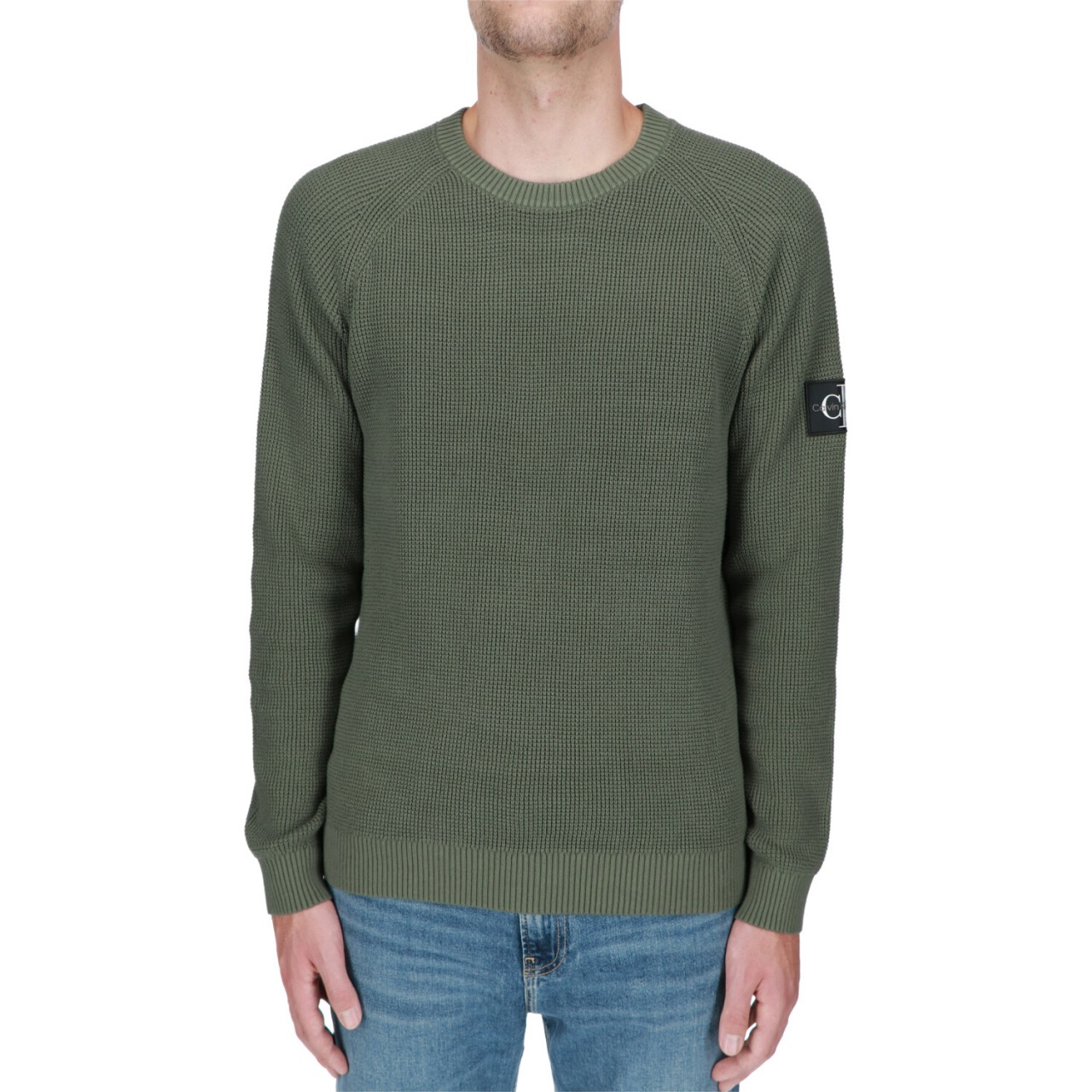 Calvin klein jeans Maglia Calvin Klein Jeans Uomo Badge Easy Sweater 23989U