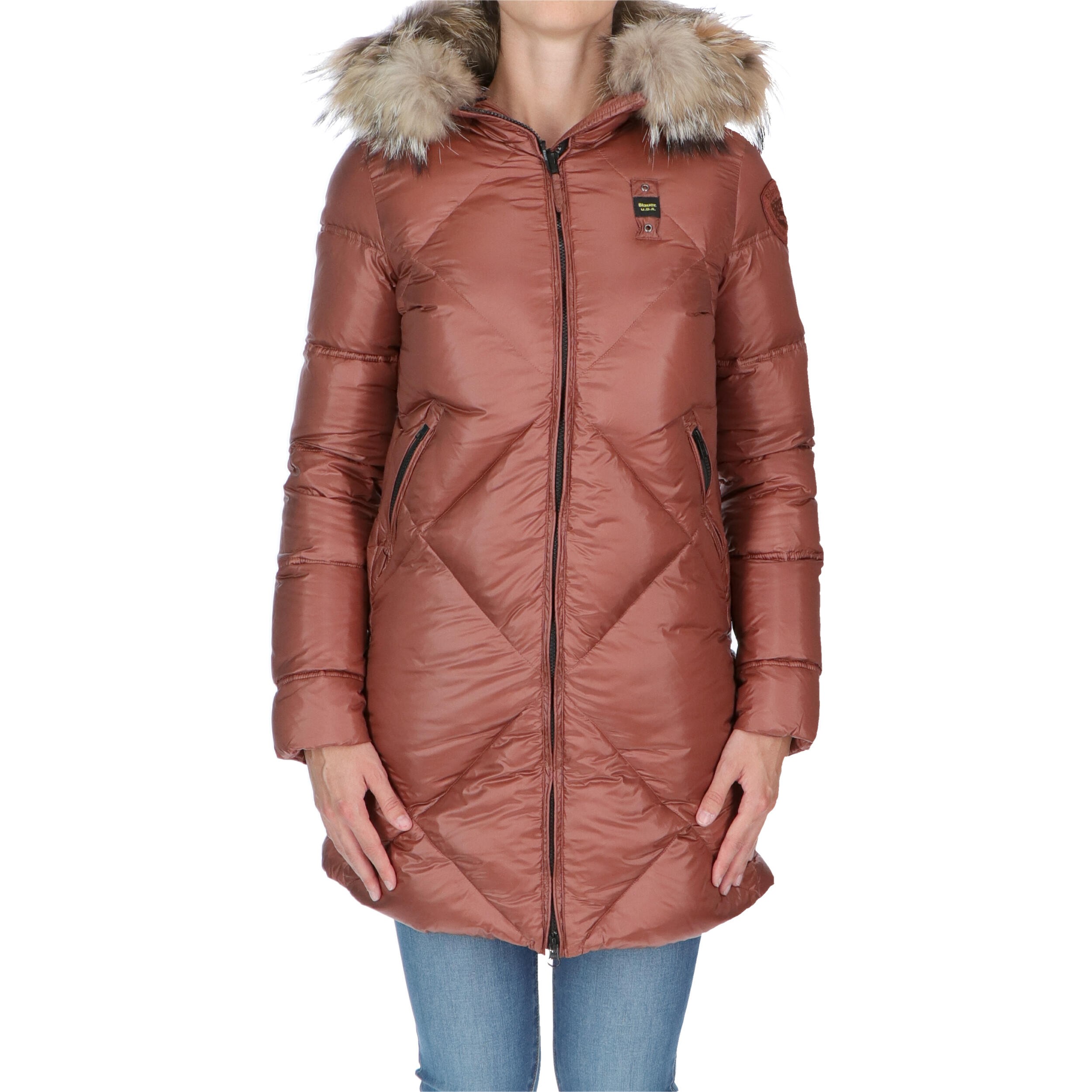 blauer donna parka