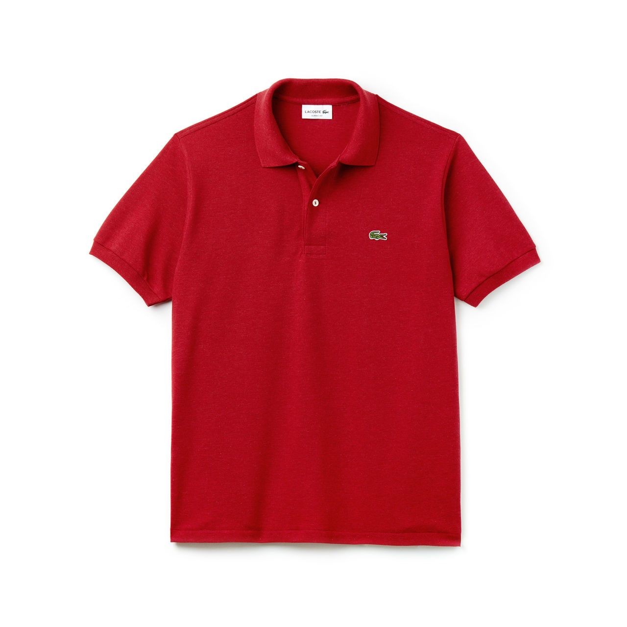 Polo manica corta uomo Lacoste verde bandiera | ScuderiStore
