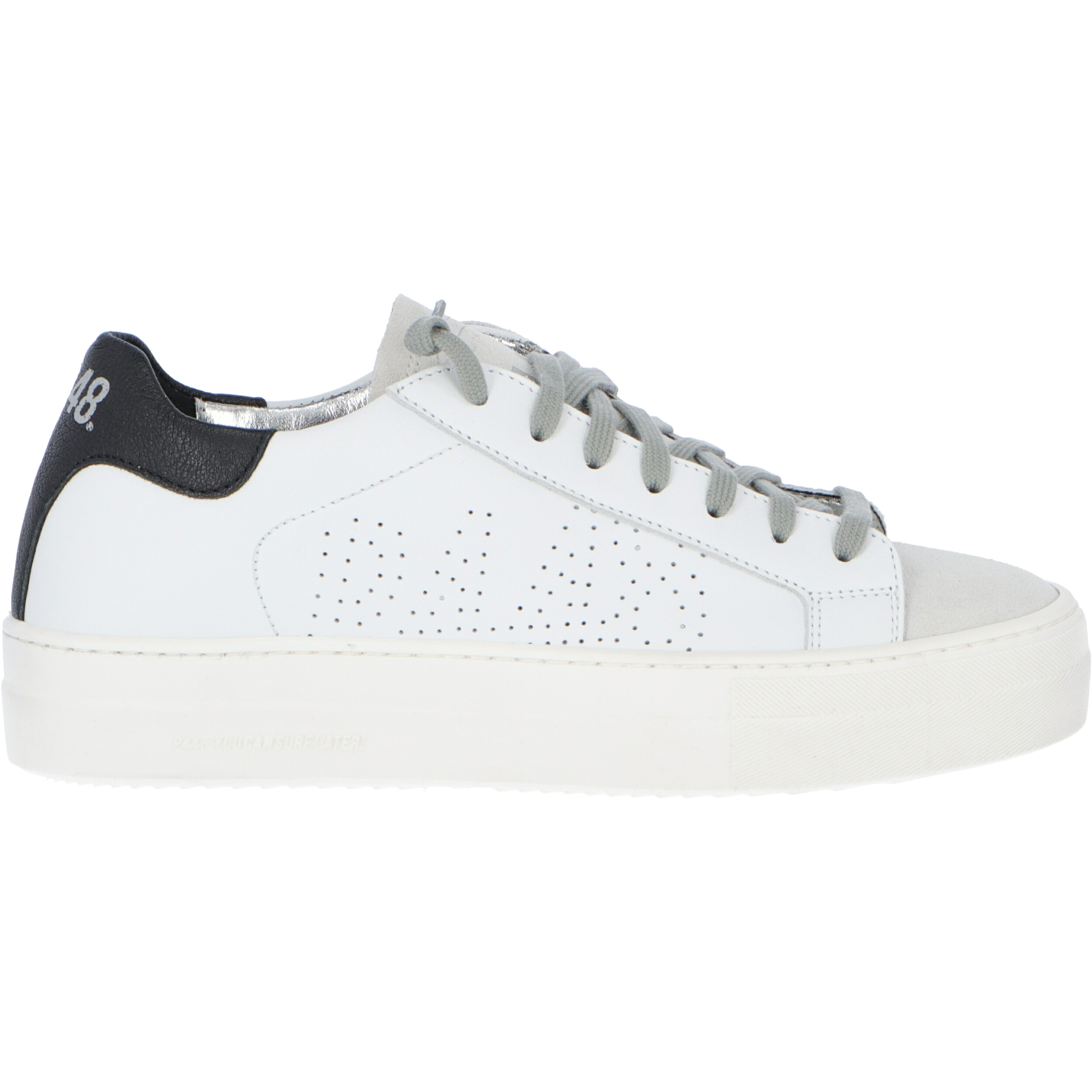 Scarpa P448 Donna Thea White Black Made In Italy | SNEAKERS | SCARPE |  DONNA | Ochner Shop