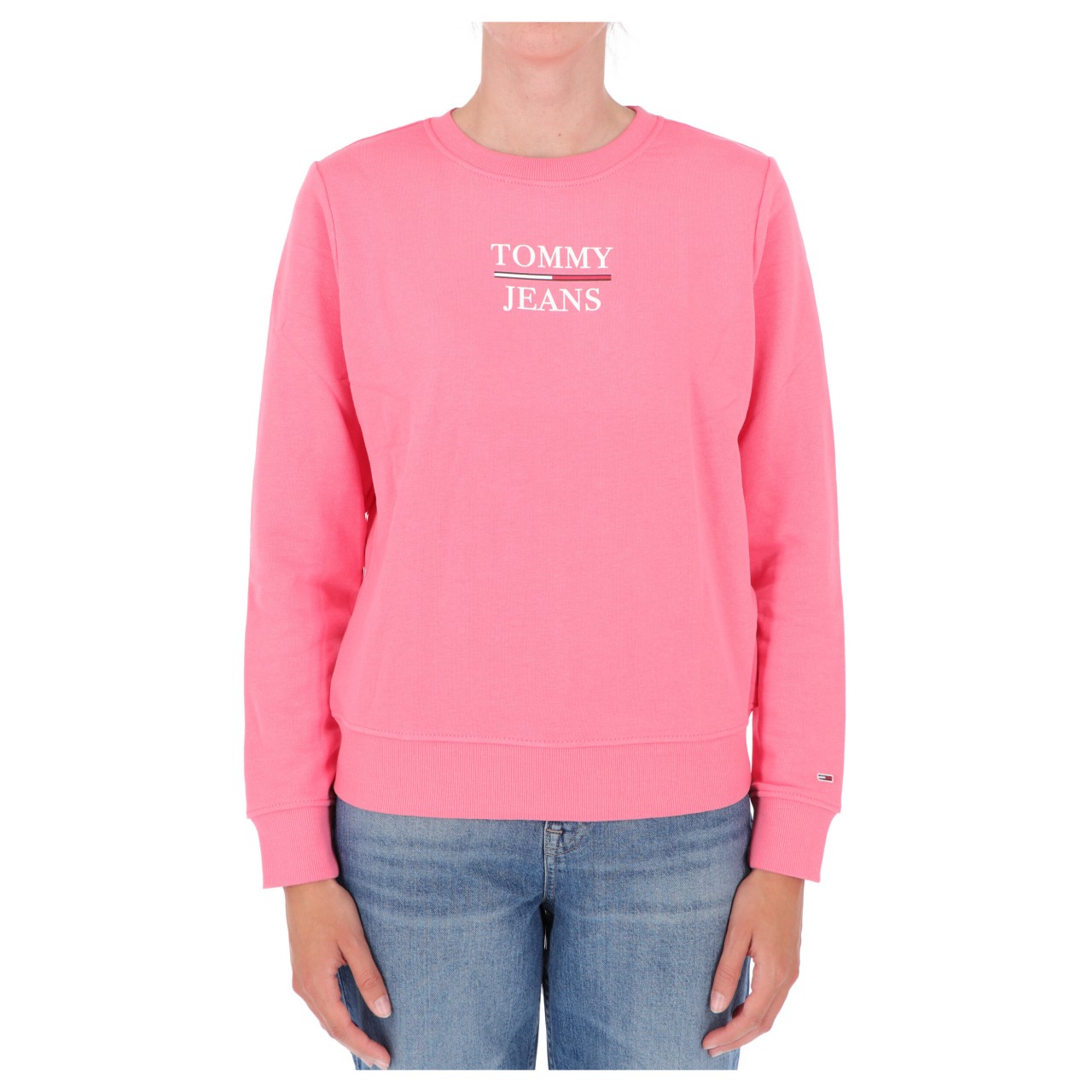 Felpa Tommy Hilfiger Jeans Donna Slim Terry Logo | FELPE | ABBIGLIAMENTO |  DONNA | Ochner Shop