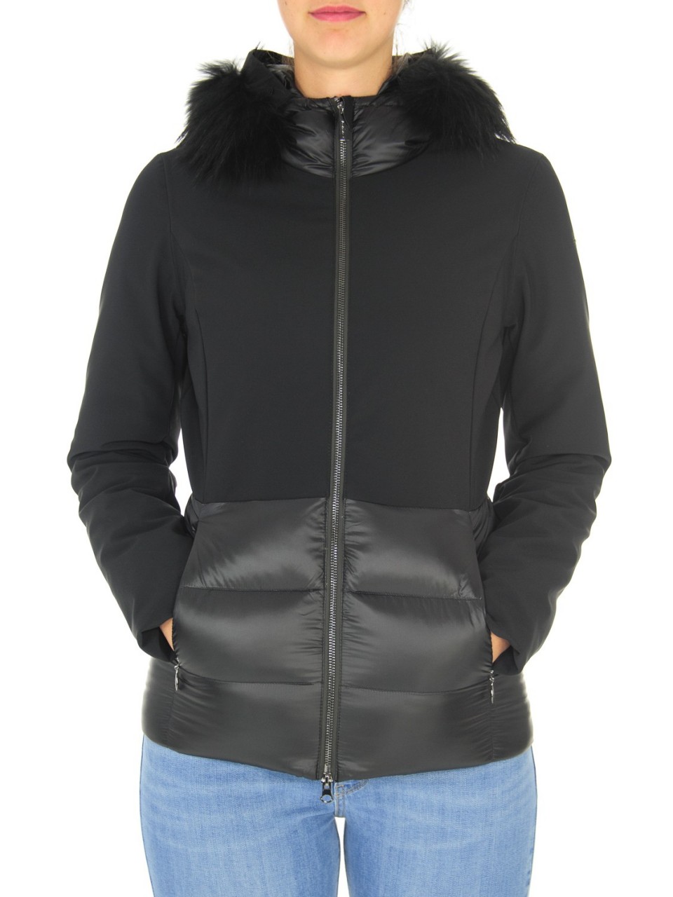 Rrd Donna Giacca Donna Rrd Winter Hybrid Hood Roberto Ricci W17505FG