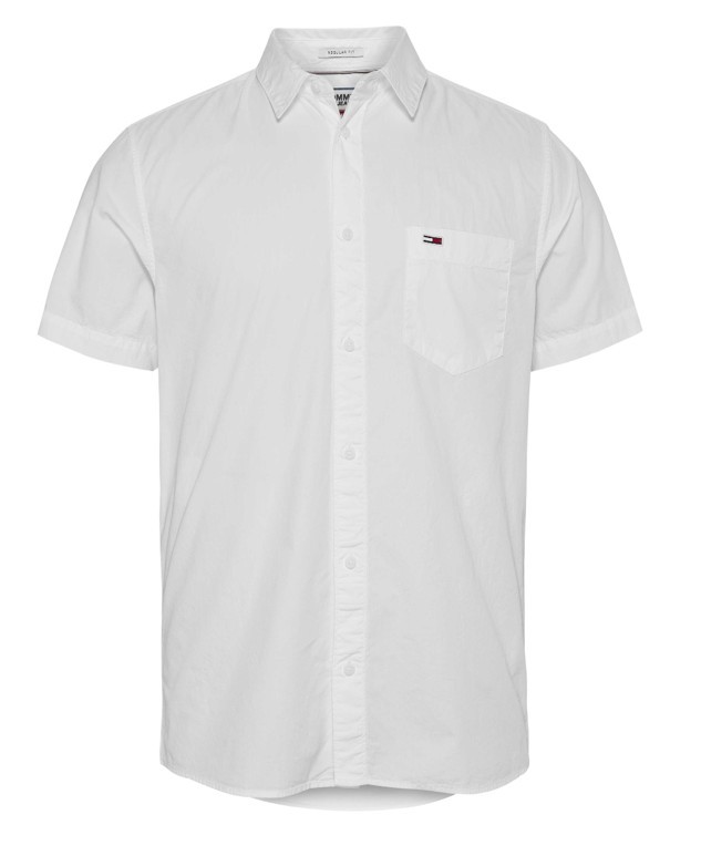 Tommy hilfiger Uomo Camicia Tommy Hilfiger Uomo Mezza Manica Cotone 07923N