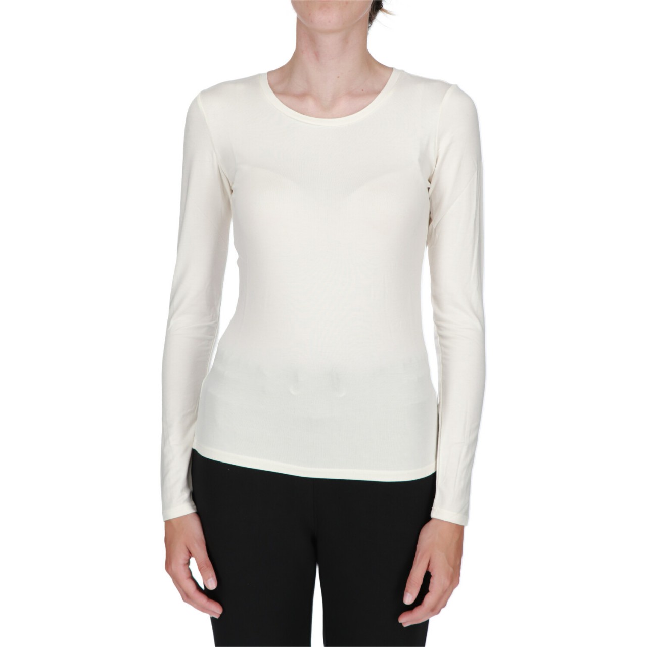 Sun68 Tshirt Sun 68 Donna Round Neck L/S T43212U