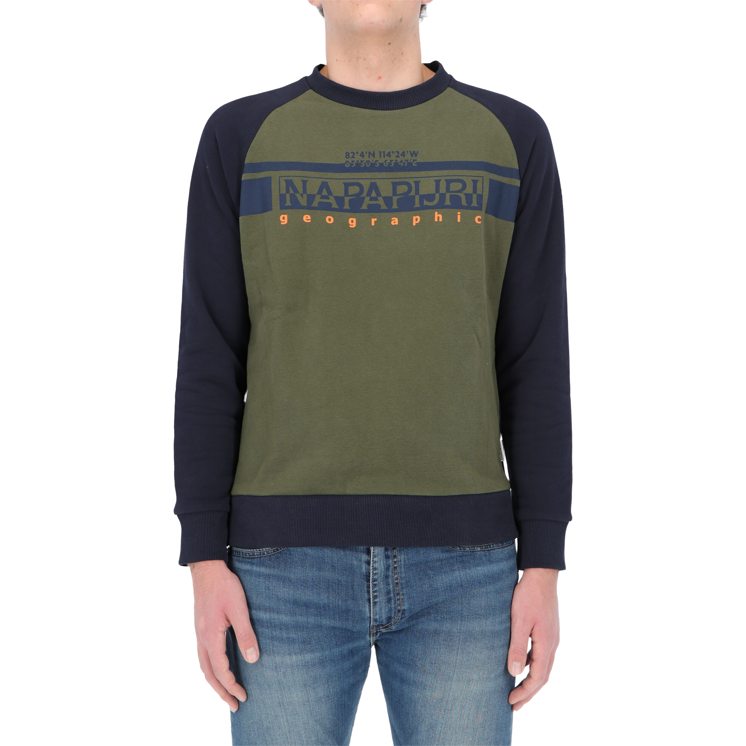 Felpa Napapijri Uomo Giro Collo Stampa | FELPE | ABBIGLIAMENTO | UOMO |  Ochner Shop