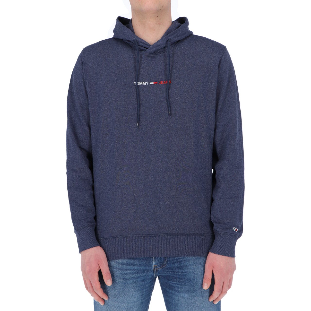 Tommy hilfiger Uomo Felpa Tommy Hilfiger Jeans Uomo Straight Logo Hood 10190P