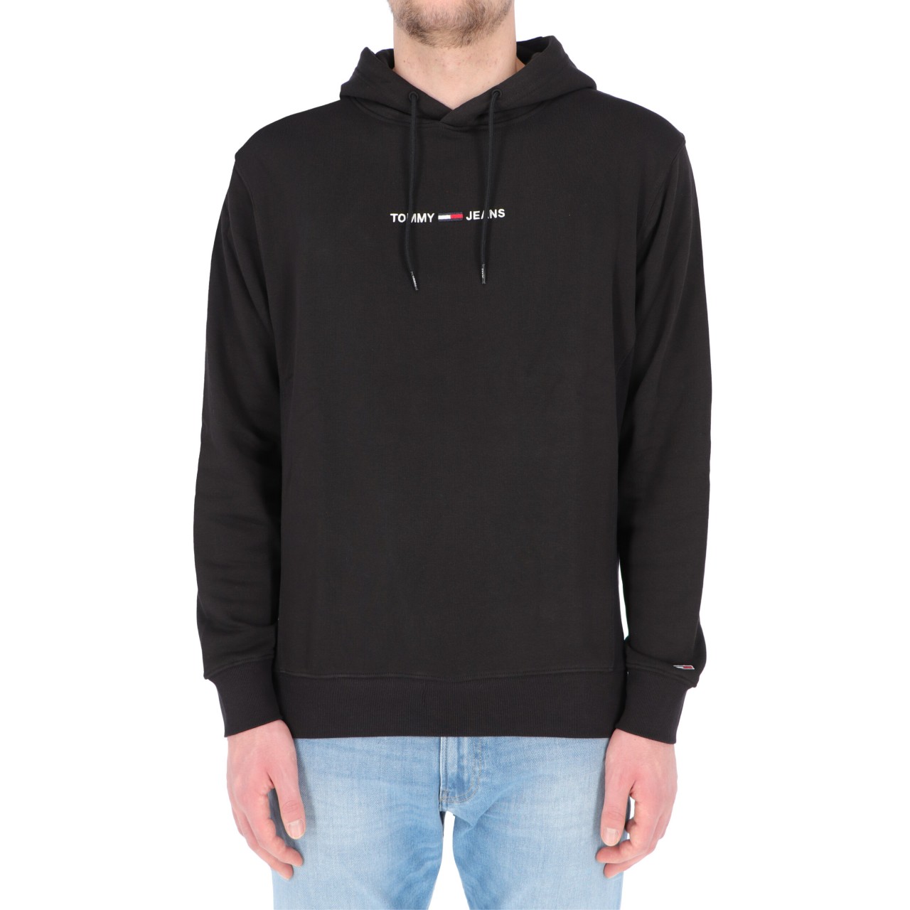 Tommy hilfiger Uomo Felpa Tommy Hilfiger Jeans Uomo Linera Logo Hood 12942R