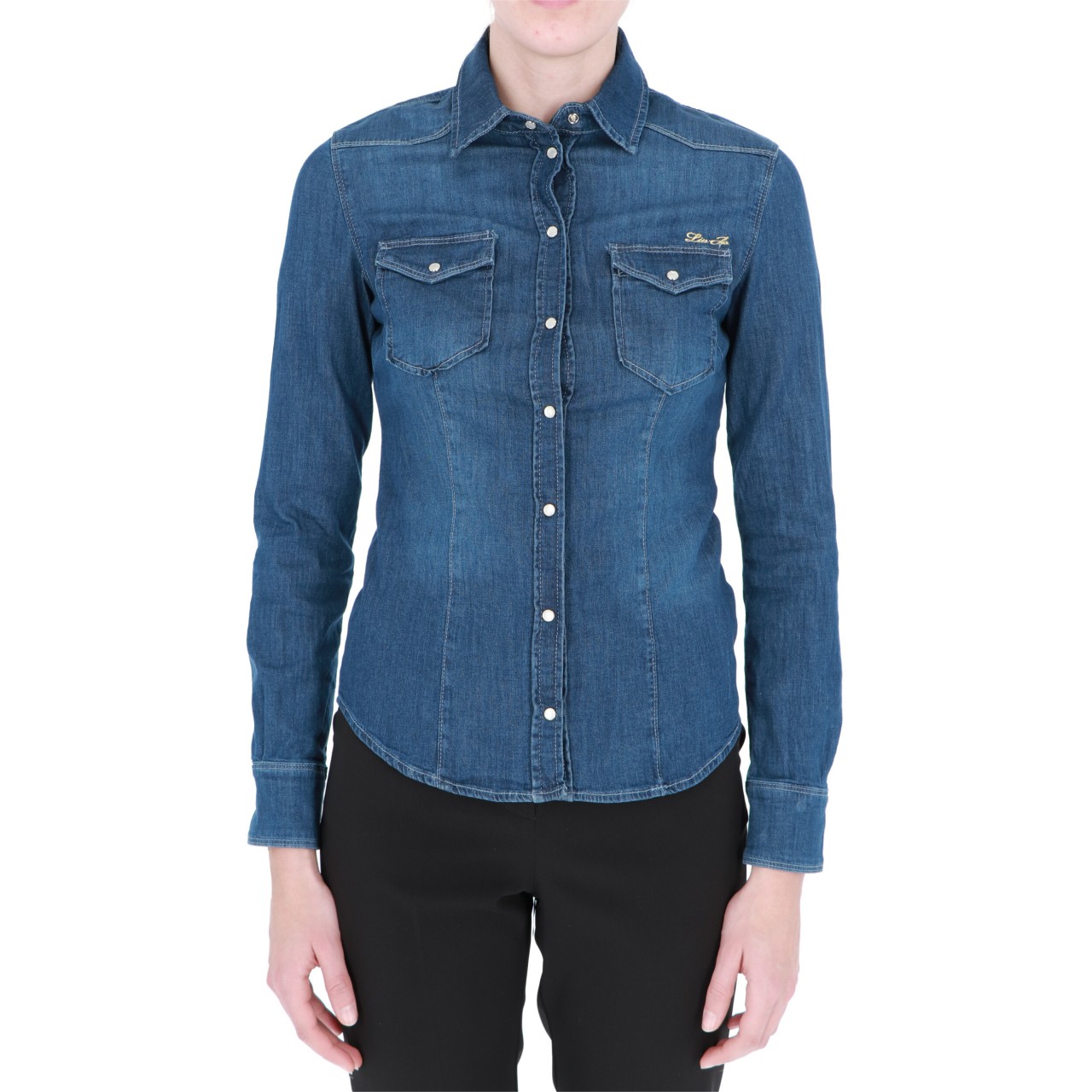 Liu jo Camicia Liu Jo Jeans Donna Manica Lunga Cover UA3048T