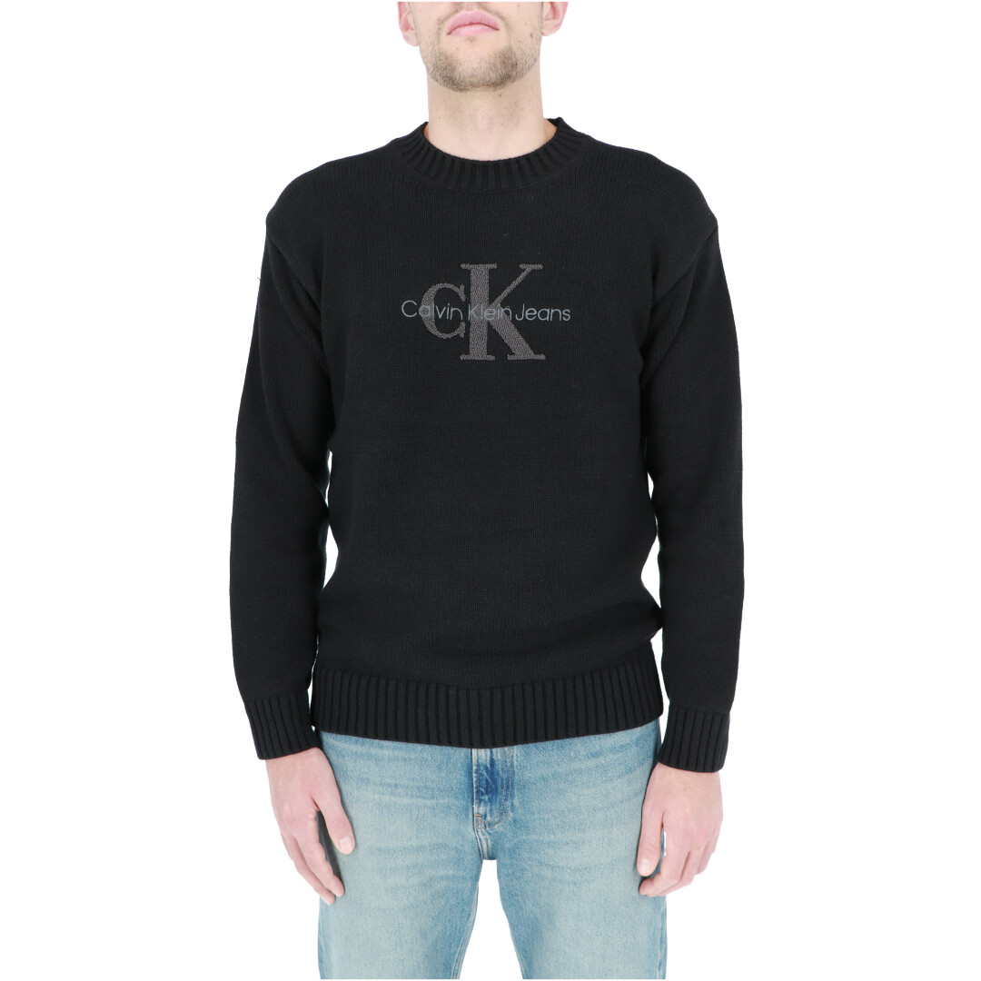 Maglia Calvin Klein Jeans Uomo Chenille Monologo MAGLIA ABBIGLIAMENTO UOMO Ochner Shop