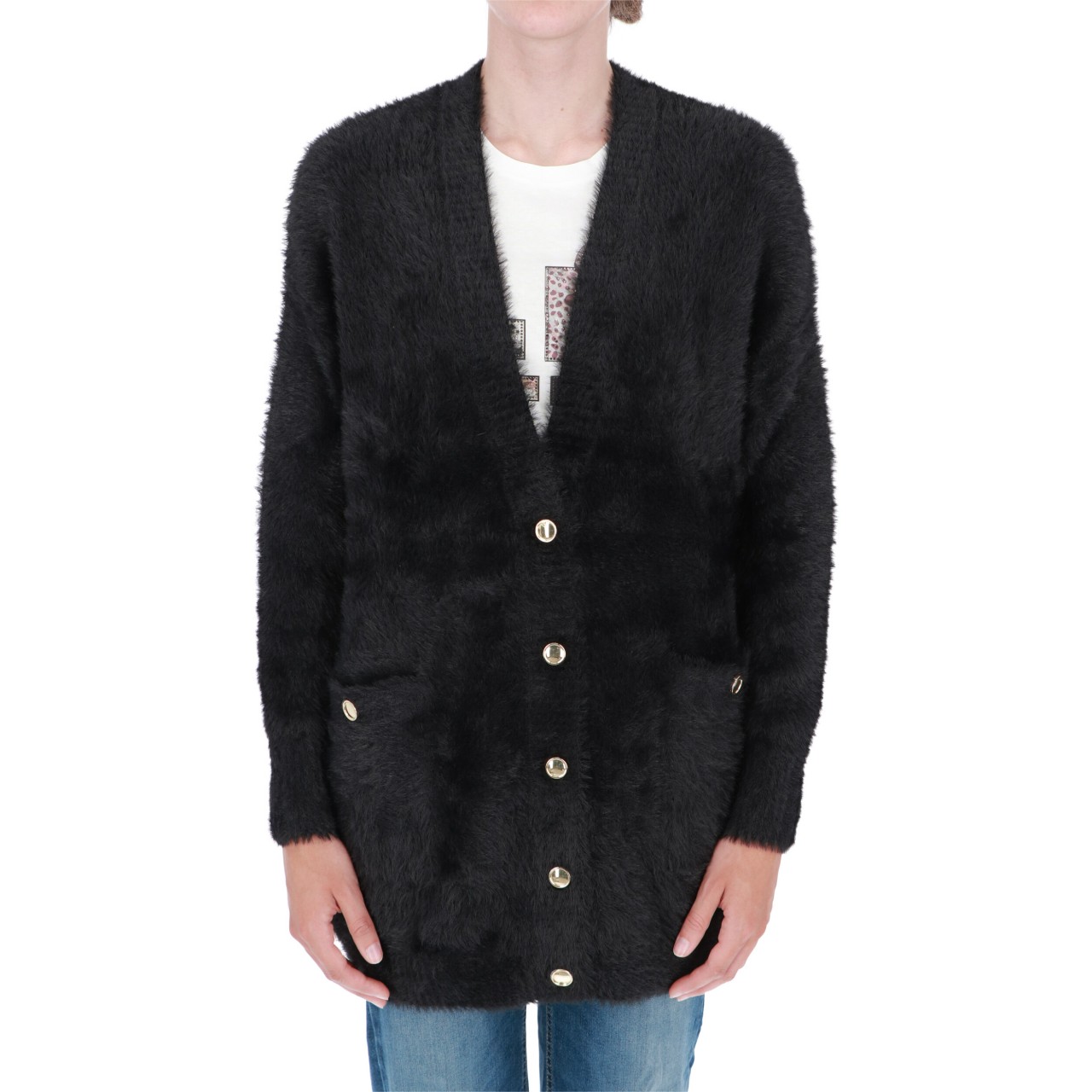 Sun68 Maglia Sun68 Donna Cardigan Fur L/s K42258S