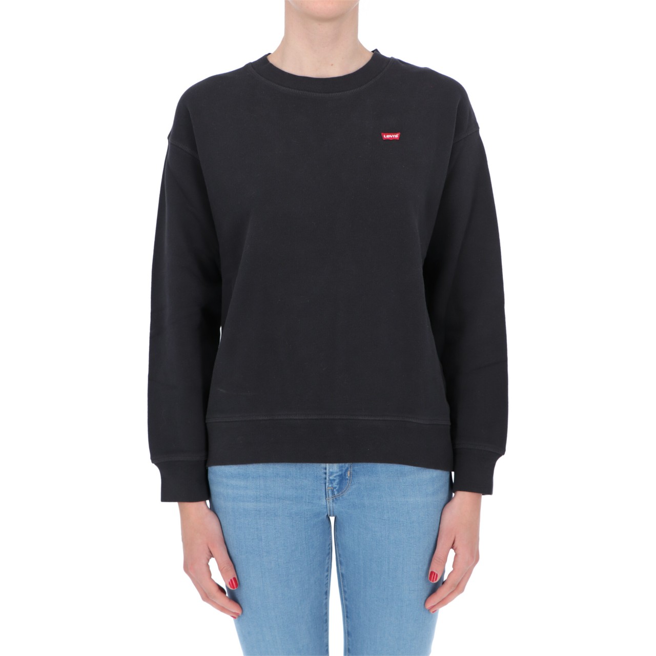 Levi's Donna Felpa Levi&#039;s Donna Cotone Girocollo Standard Crew 24688P