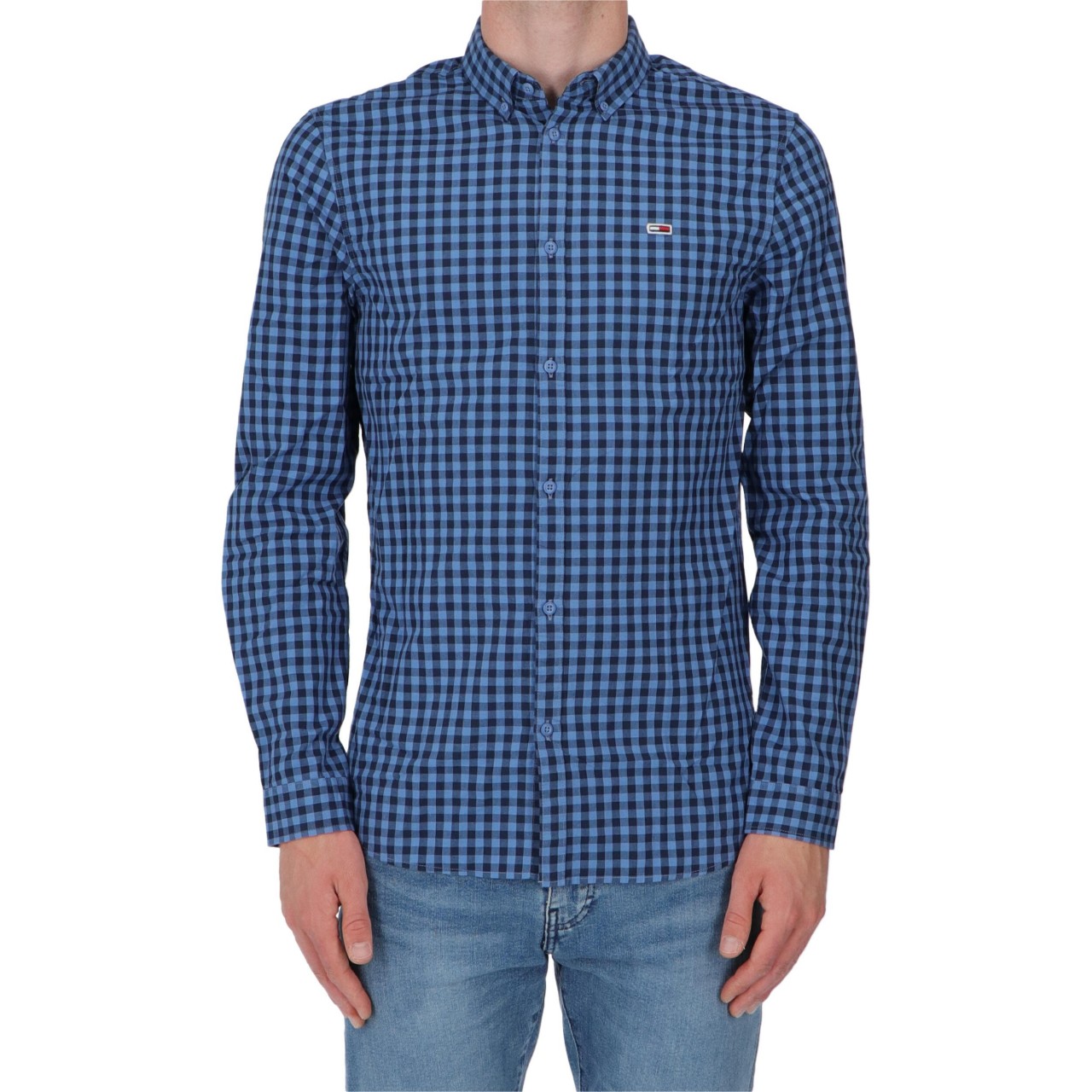 Tommy hilfiger Uomo Camicia Tommy Hilfiger Uomo Gingham Micro Check 06935M