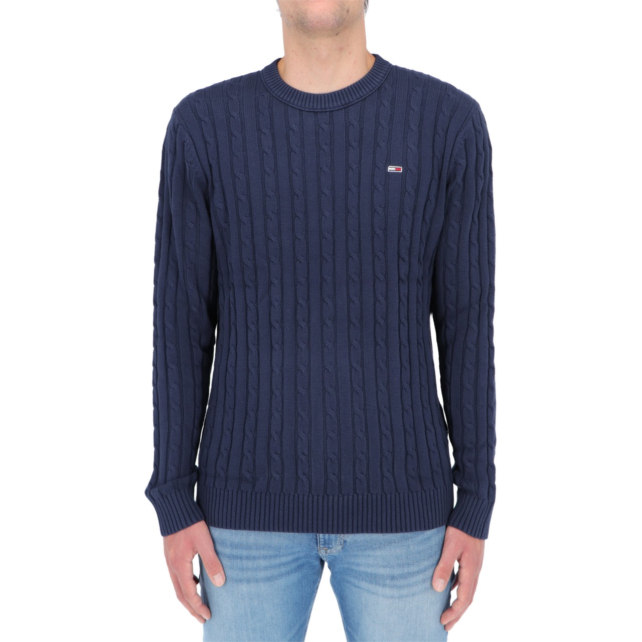 Tommy hilfiger Uomo Maglia Tommy Hilfiger Jeans Uomo Essential Cable Swet 11857Q