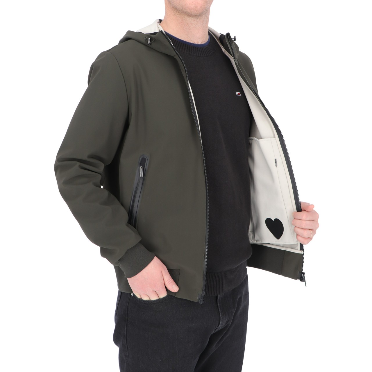 Jack Jones Bluwarner Peacoat - Giacche Uomo | Nencini Sport - Foto 4