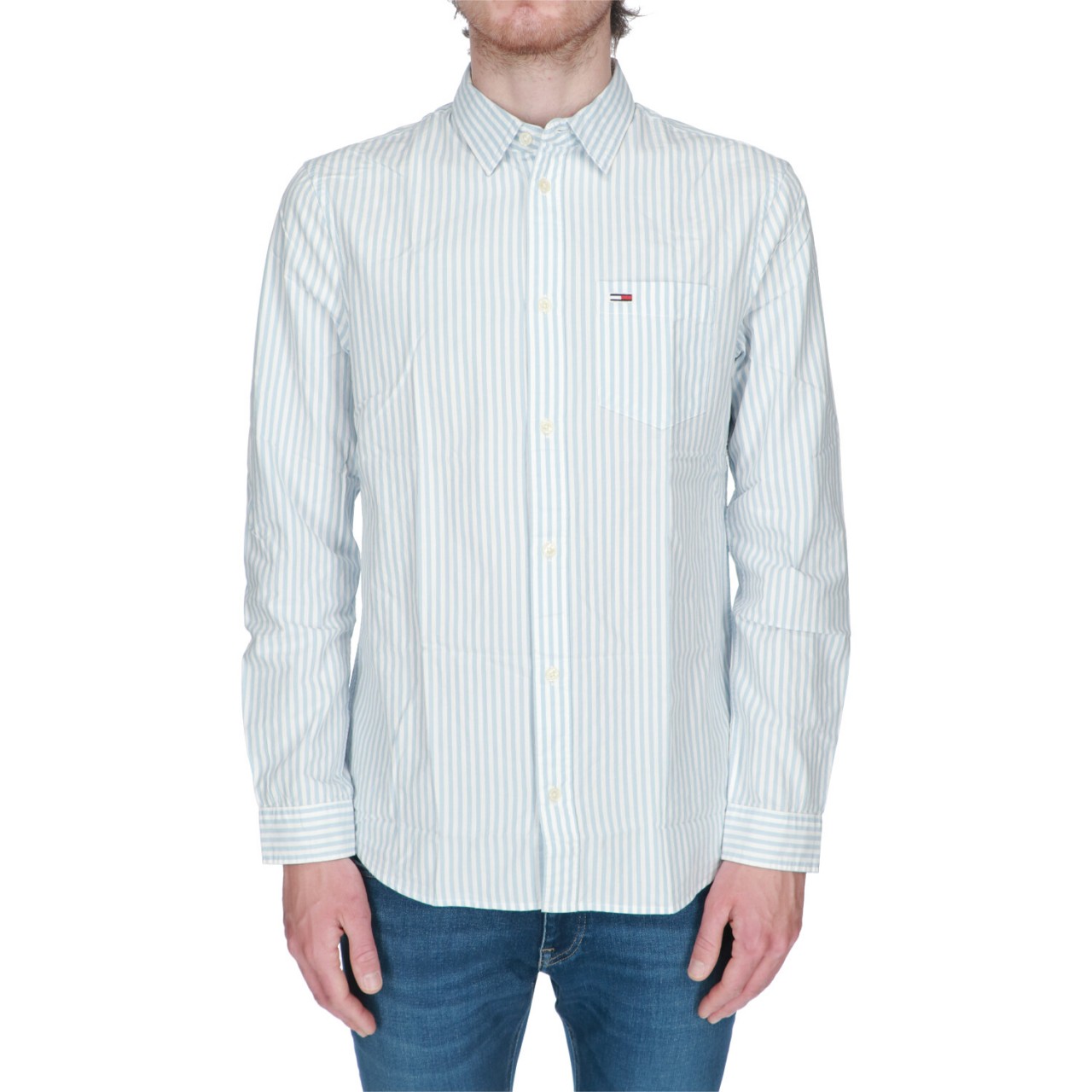 Tommy hilfiger Uomo Camicia Tommy Hilfiger Uomo Essential Stripe 15400T