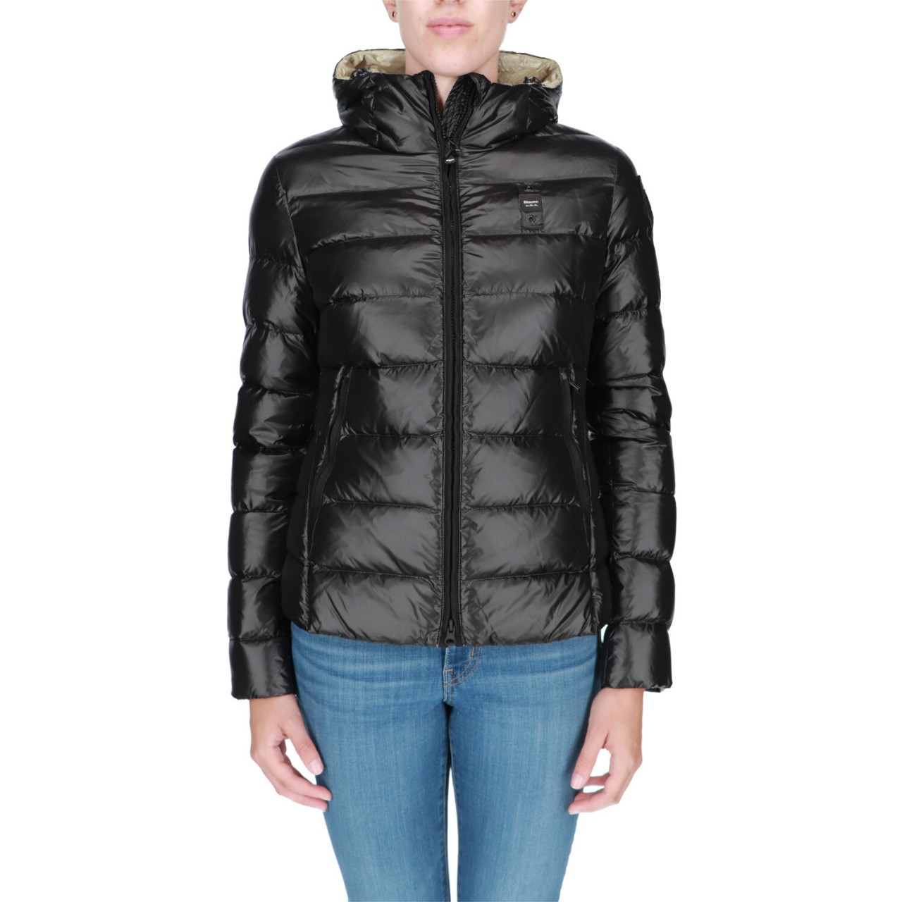 Blauer Donna Piumino Blauer Usa Donna Corto Cappuccio Imbottito 3089U