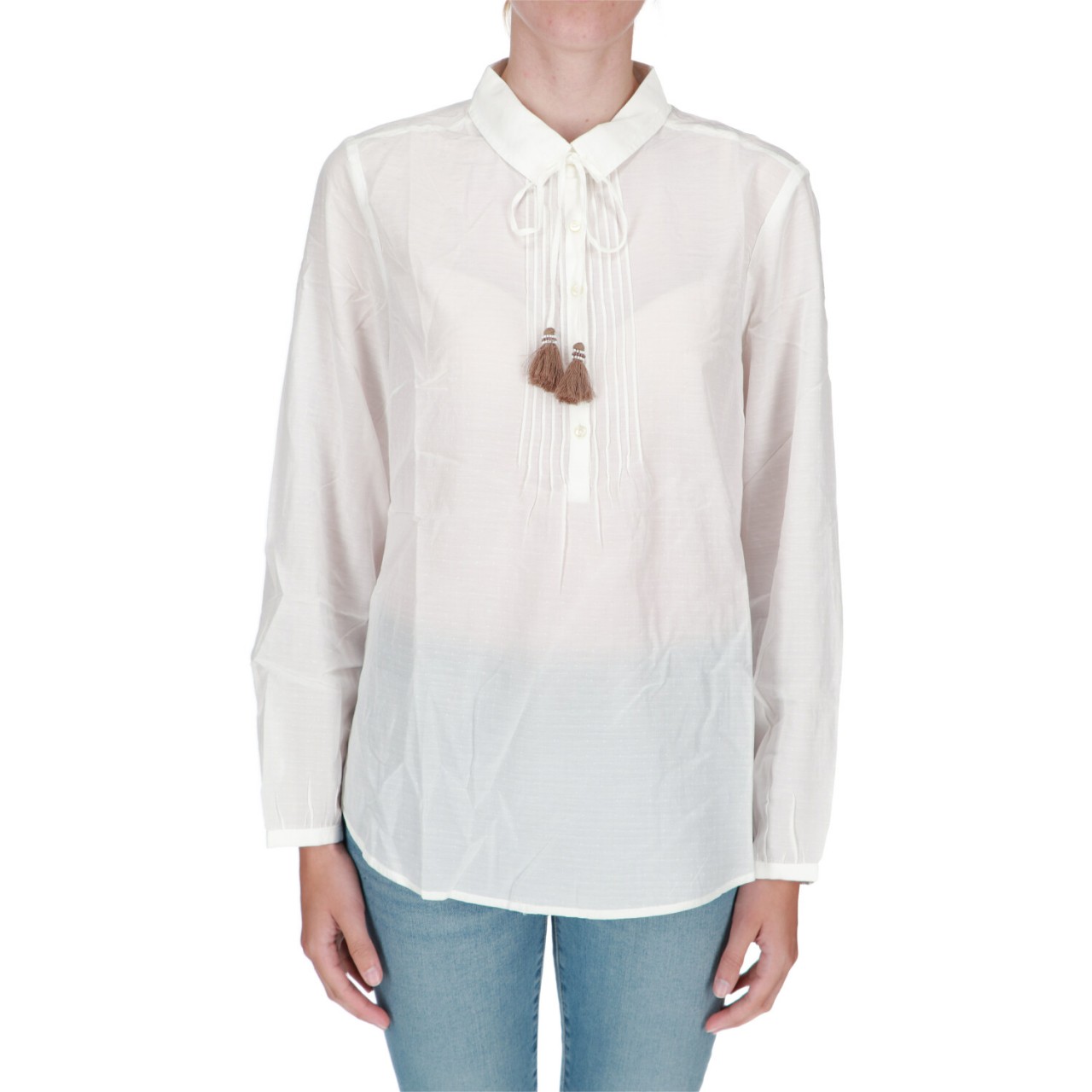 Scotch&soda Camicia Scotch&amp;Soda Donna Pin Tuck Bib Top 173312U