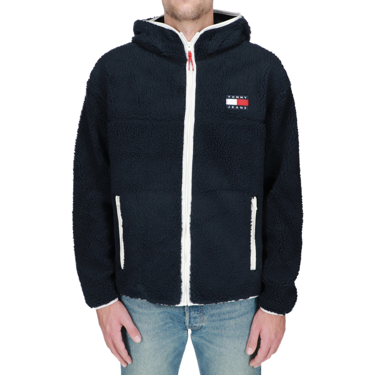 Tommy hilfiger Uomo Giacca Tommy Hilfiger Uomo Sherpa Zip Truogh 15509U