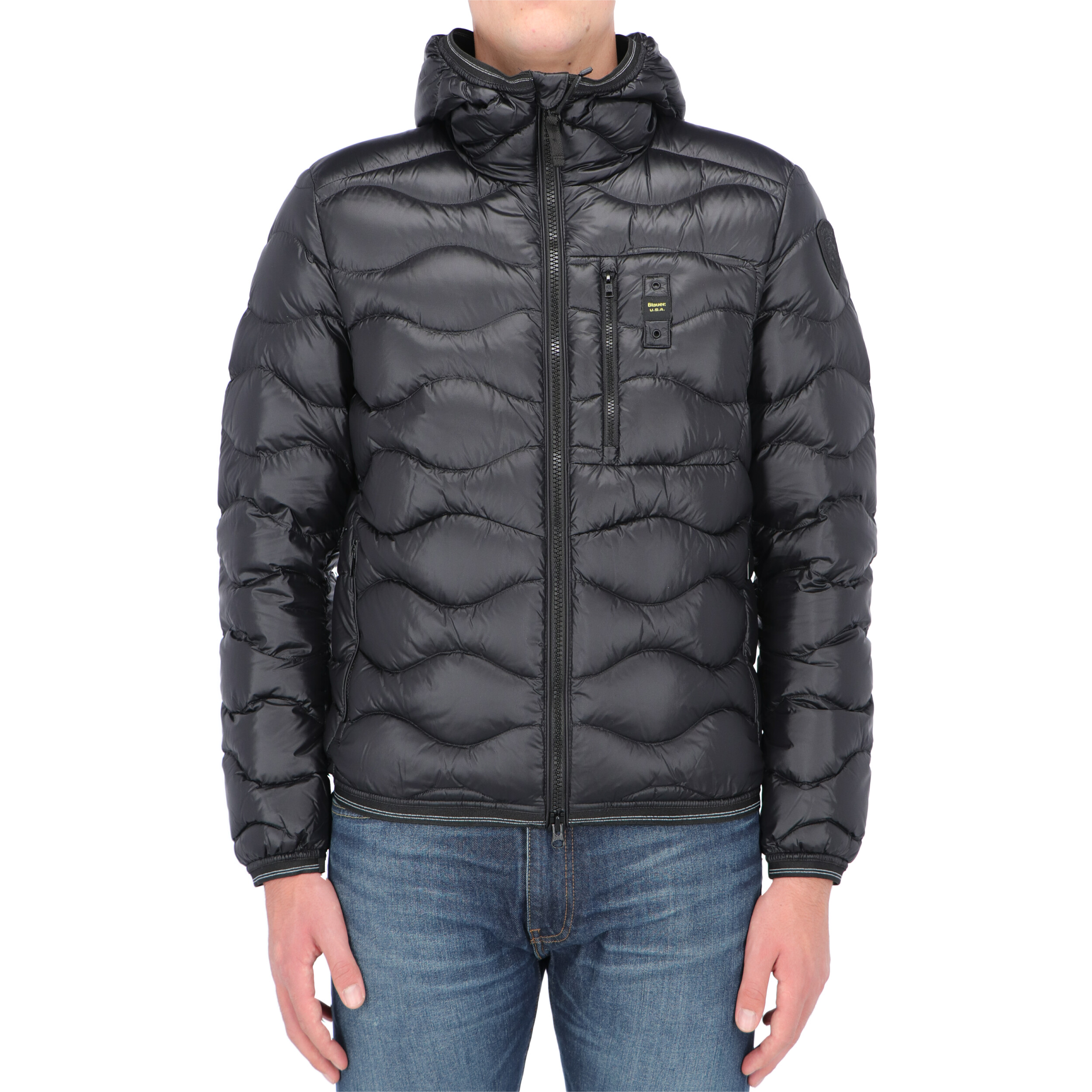Giacca Blauer Usa Uomo Piuma Onda Cappuccio | PIUMINI | ABBIGLIAMENTO |  UOMO | Ochner Shop