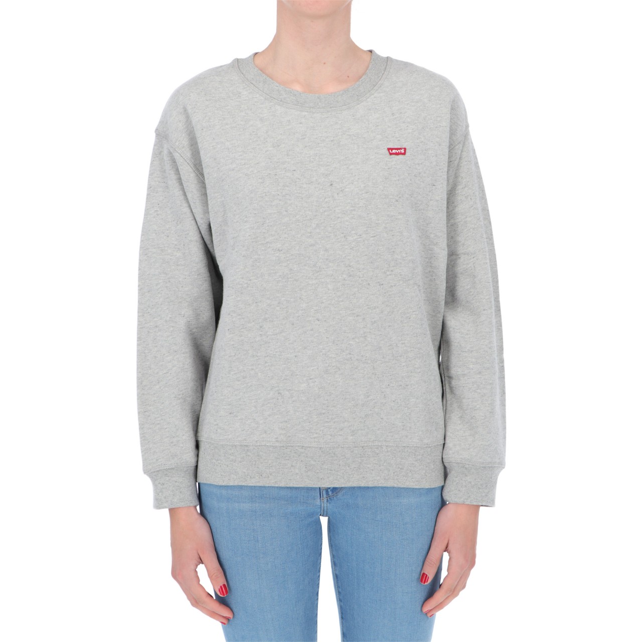 Levi's Donna Felpa Levi&#039;s Donna Cotone Girocollo Standard Crew 24688P