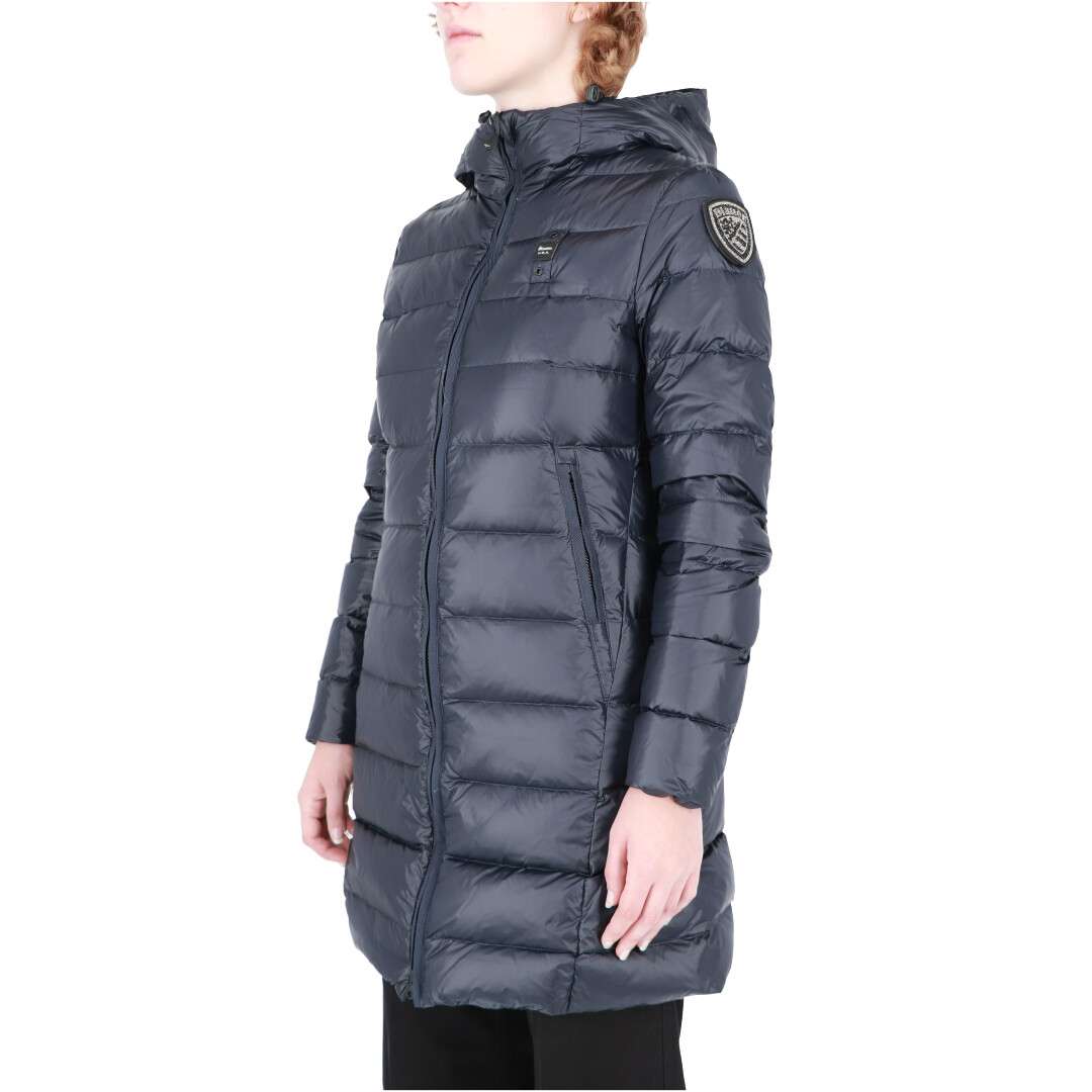 Piumino Blauer Usa Donna Lungo Cappuccio Agnes PIUMINI