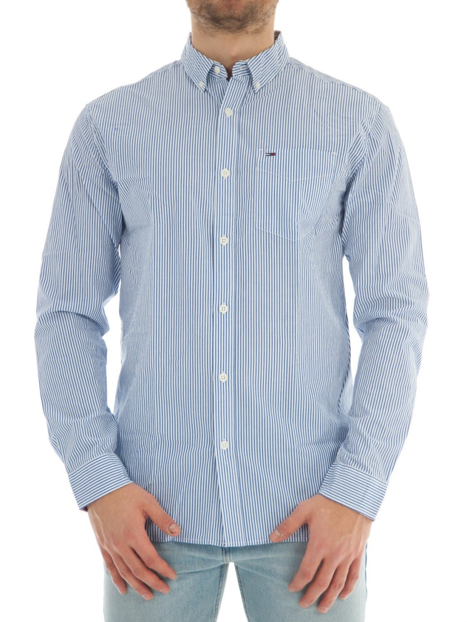 Tommy hilfiger Uomo Camicia Tommy Hilfiger Uomo Classic Stripe 04330H