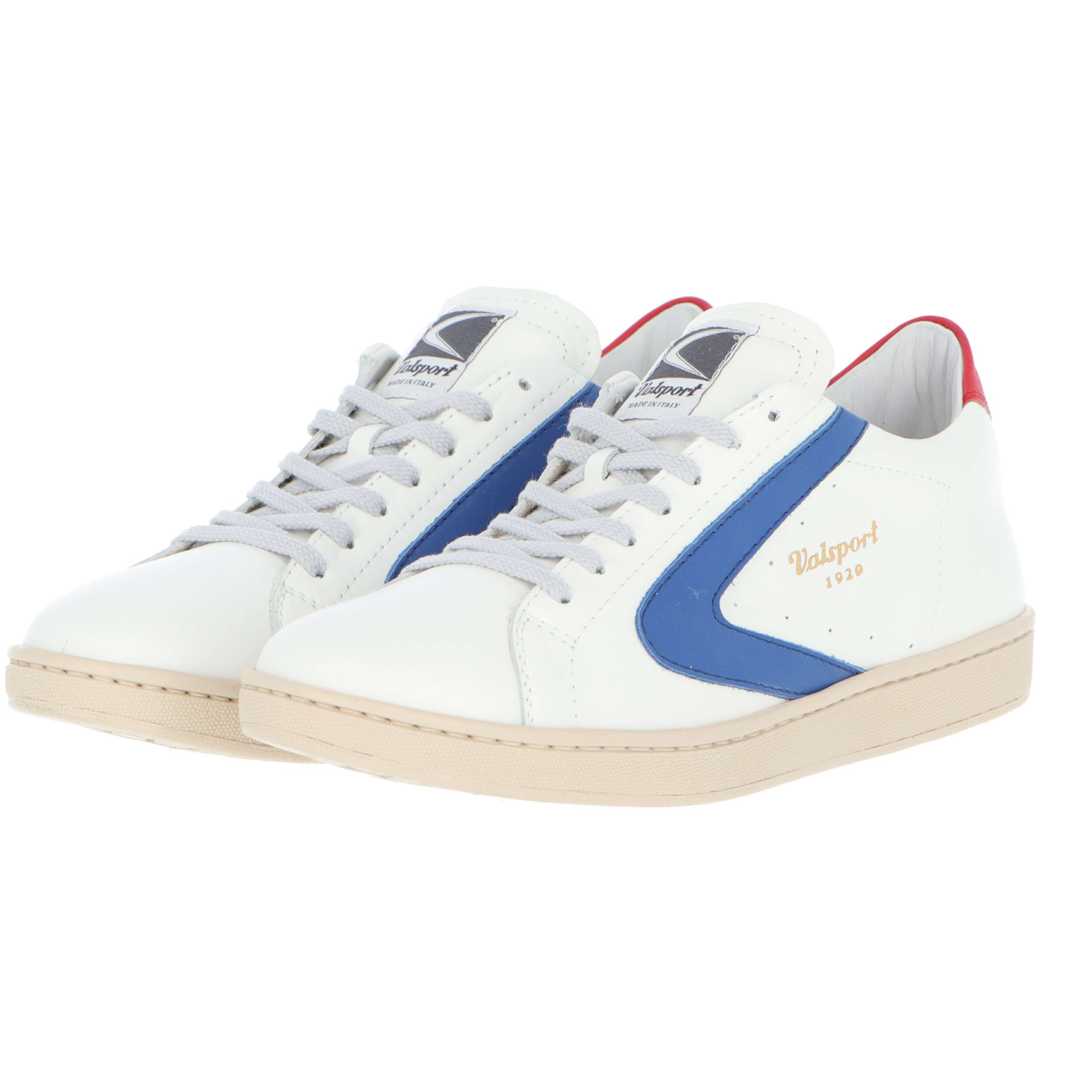 VALSPORT - TOURNAMENT Sneaker uomo testa di moro/crema in pelle