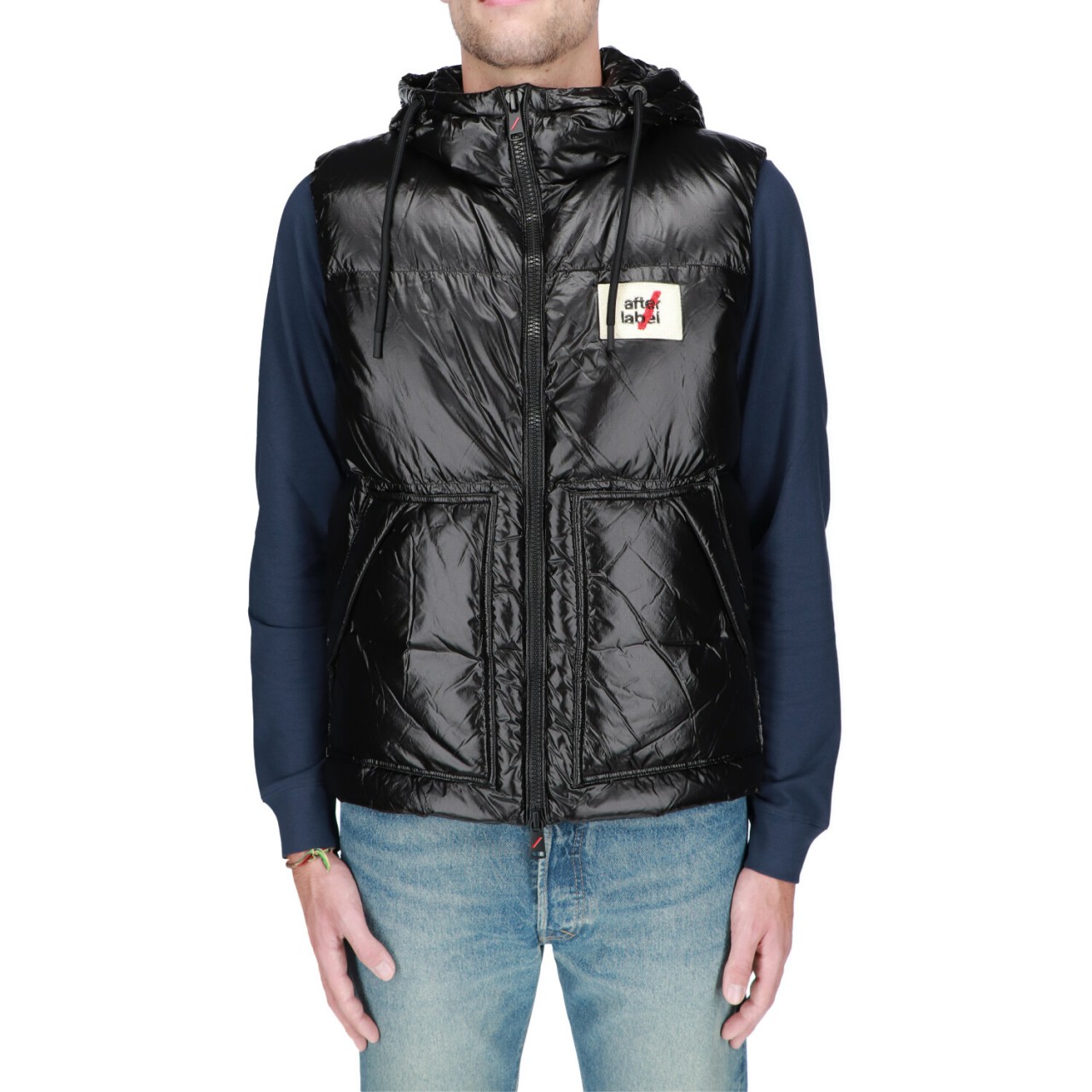 After label Piumino After Label Uomo Gilet Cappuccio GLAZOVU