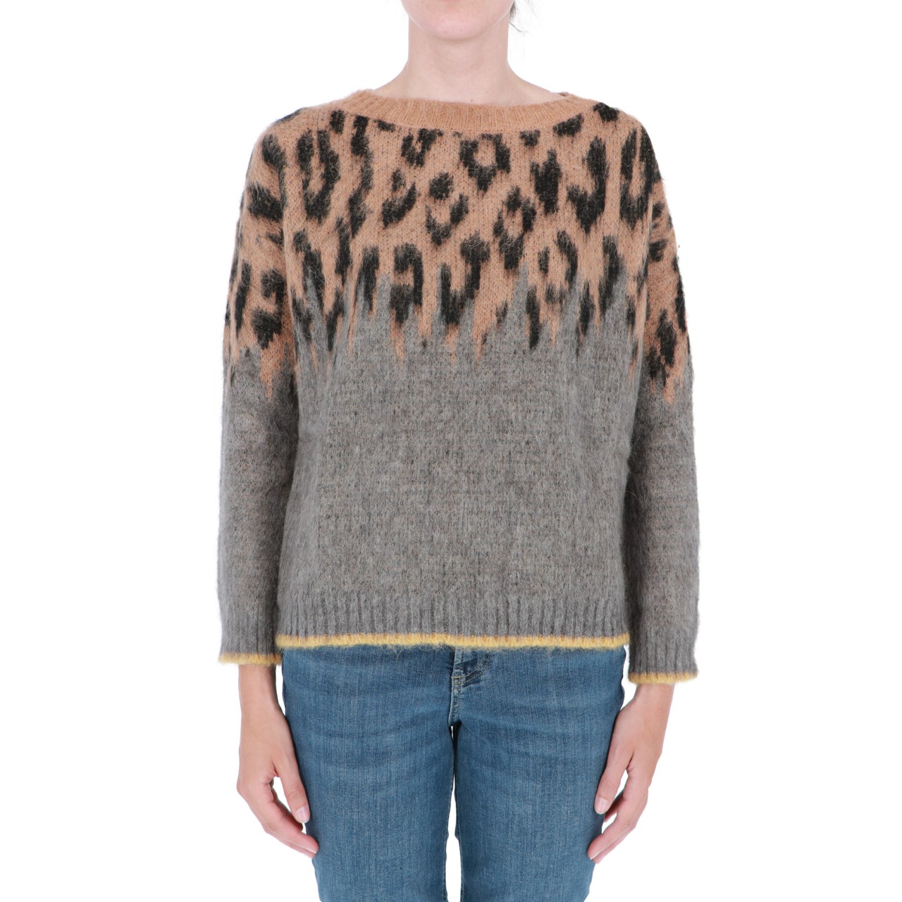 Liu jo Maglia Liu Jo Jeans Donna Chiusa Manica Lunga WF2469S