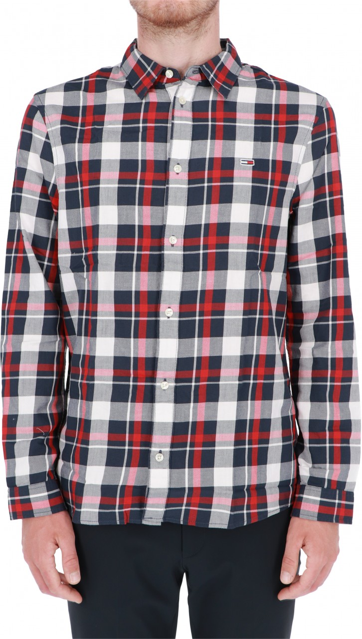 Tommy hilfiger Uomo Camicia Tommy Hilfiger Jeans Uomo Essential Check 15112S