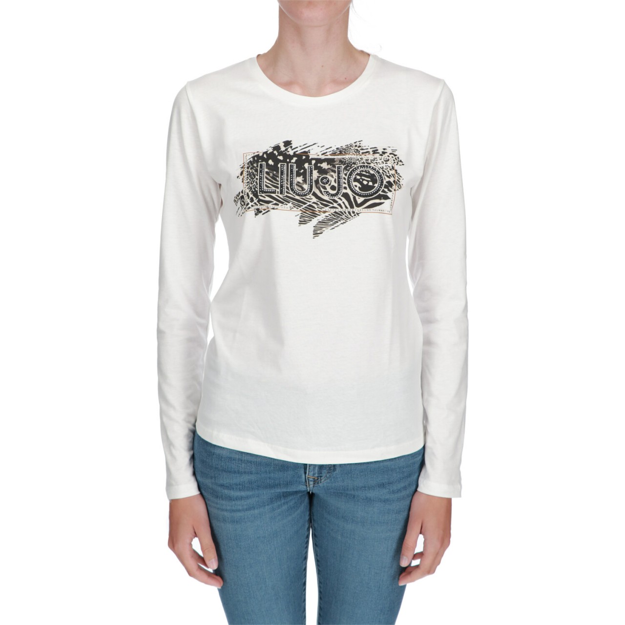 Liu jo Tshirt Liu Jo Jeans Donna Moda Fashion WF3084U